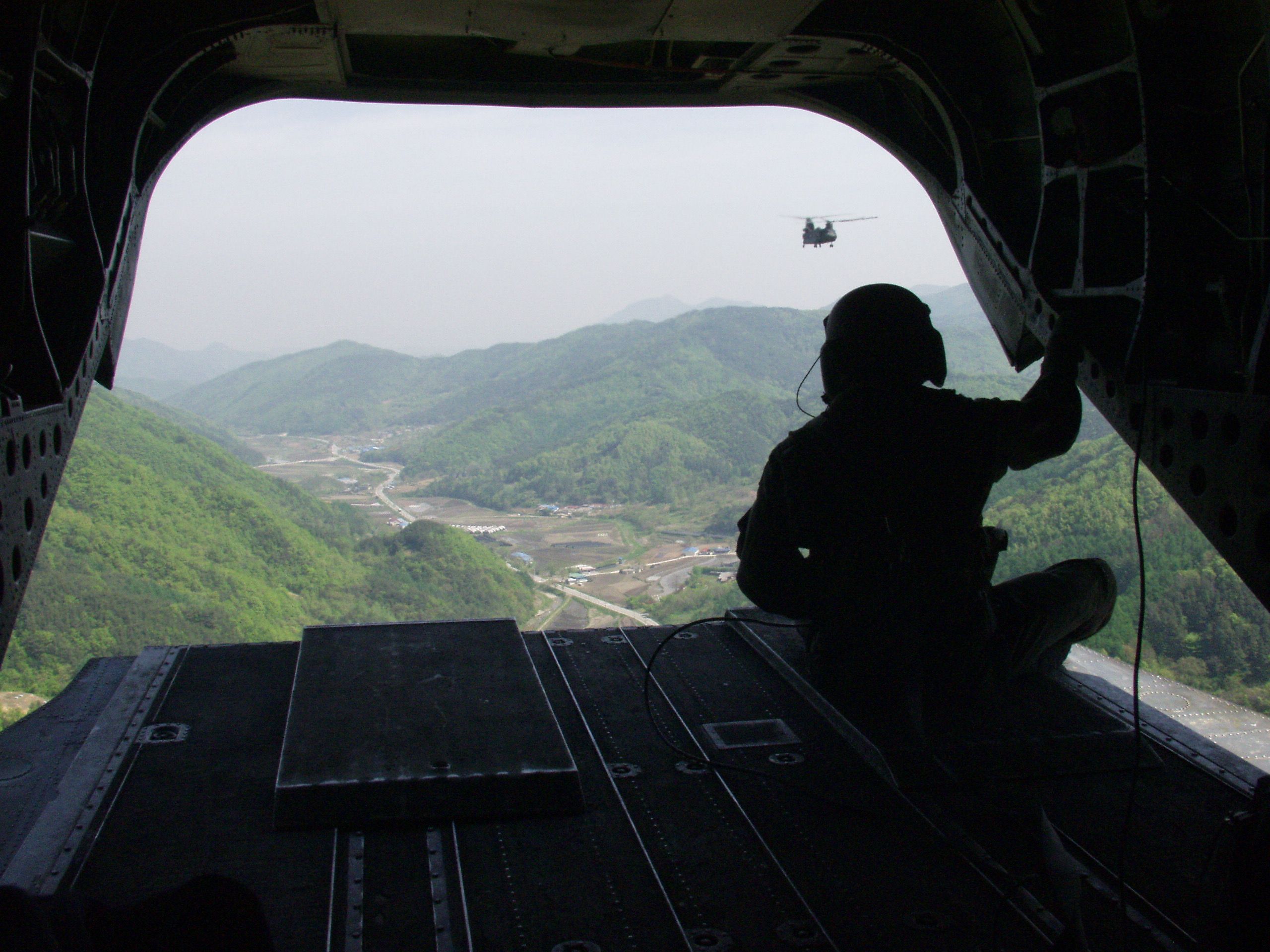 Chinook Helicopter Korea